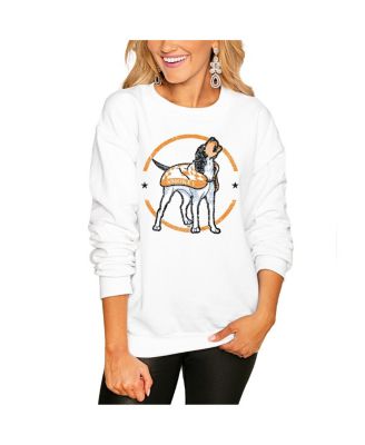 Gameday Couture - Women's White Tennessee Volunteers End Zone Pullover Sweatshirt
