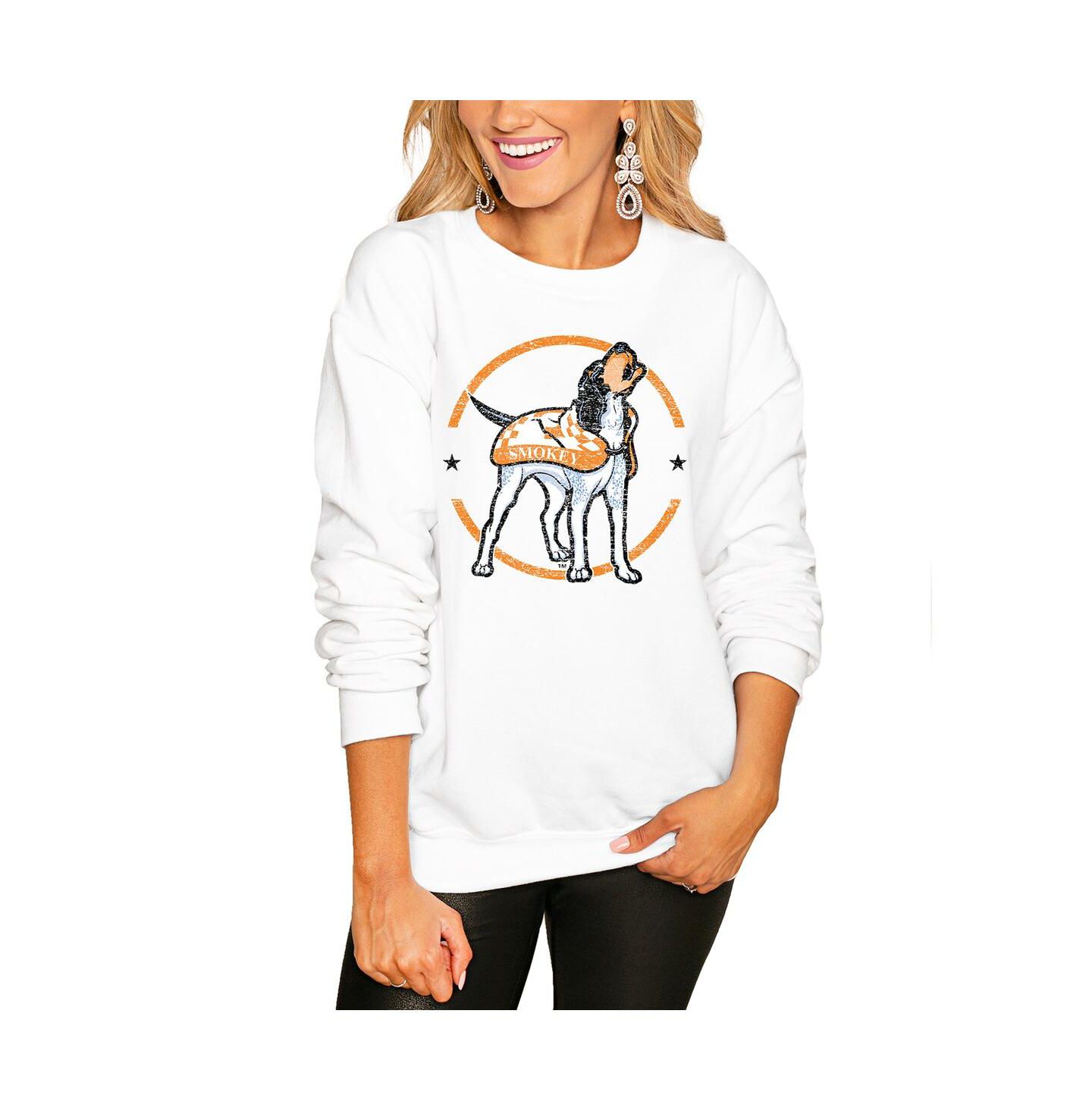Женская толстовка Gameday Couture White Tennessee Volunteers End Zone Pullover — фото 1