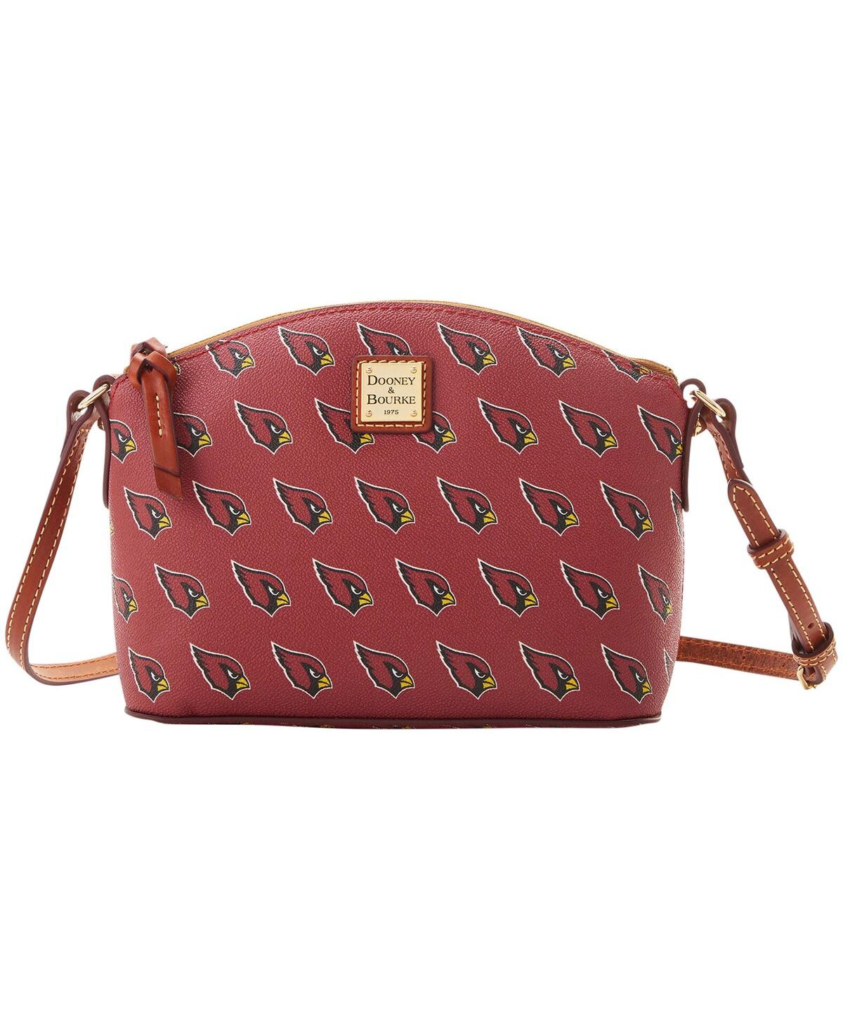 Dooney & Bourke Arizona Cardinals Signature Suki Crossbody With Medium Wristlet In Transparent