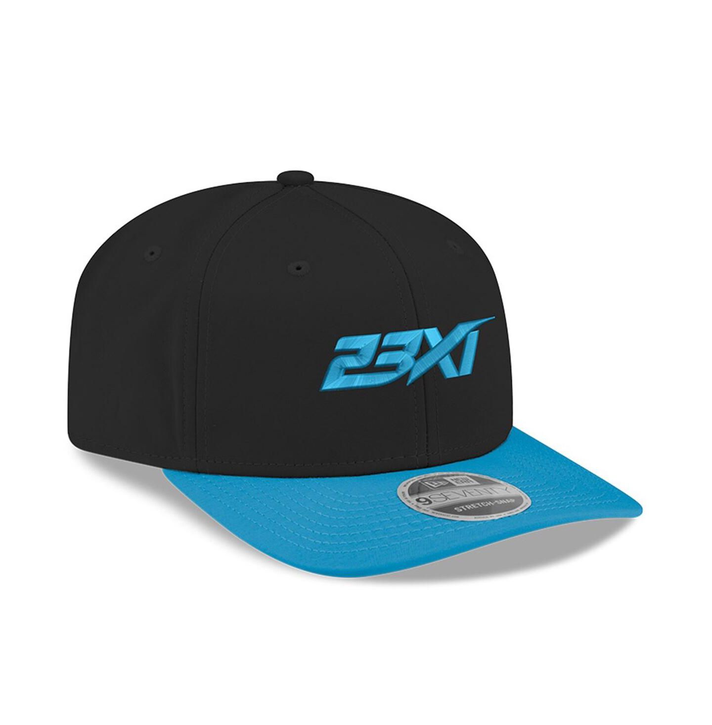 Мужская кепка New Era Black/Blue 23XI Racing 9SEVENTY Team Adjustable Hat — фото 3