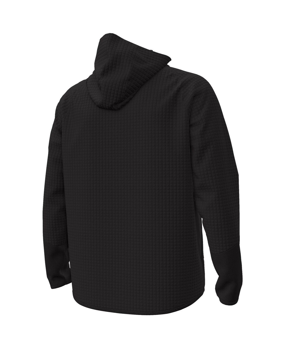 Under Armour Men's Black Wisconsin Badgers Unstoppable Raglan Full-zip Jacket In Black