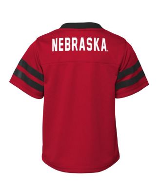 Big Boys and Girls 2-Piece Scarlet Nebraska Huskers Red Zone V-Neck Top and Pants Set