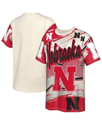 Outerstuff - Big Boys and Girls Cream Nebraska Huskers Make Noise T-Shirt