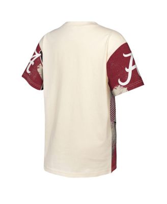 Big Boys and Girls Cream Alabama Crimson Tide Make Noise T-Shirt