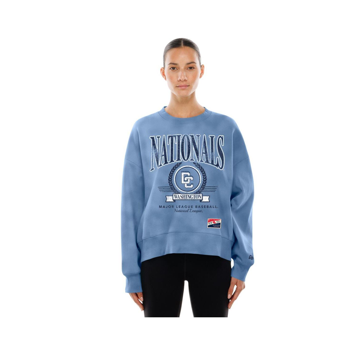 Men's Blue Washington Nationals 2025 City Connect Pullover Sweatshirt