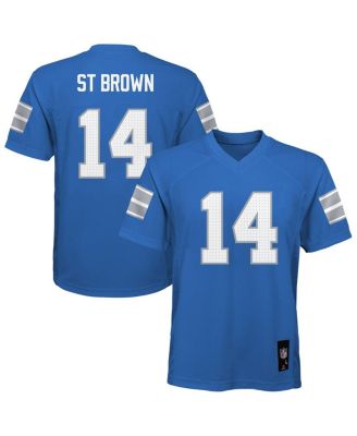 Outerstuff - Preschool Amon-Ra St. Brown Blue Detroit Lions Replica Player Jersey