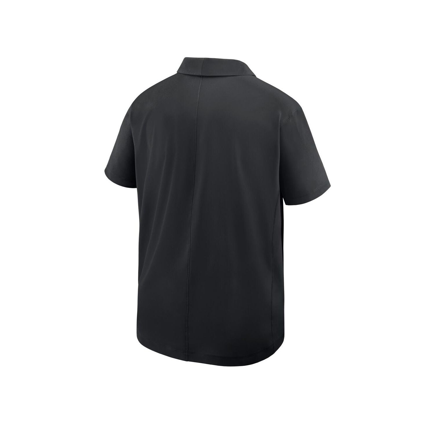 Men's Black Wake Forest Demon Deacons Woven Dri-FIT Polo Shirt