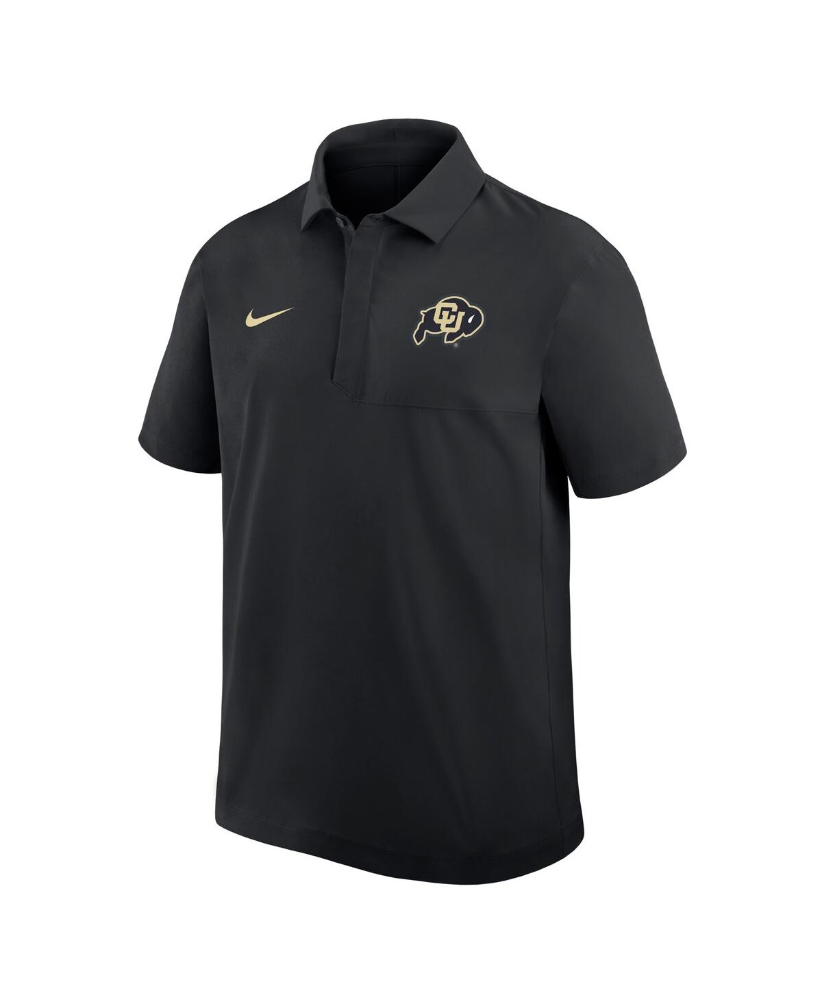 Nike Black Colorado Buffaloes Victory Solid Performance Polo In Black
