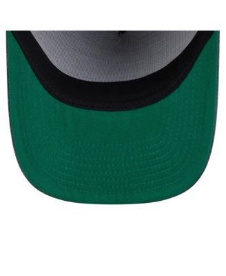 Men's Charcoal Vegas Golden Knights Throwback Washed A-Frame Pre-Curved 9FIFTY Snapback Hat