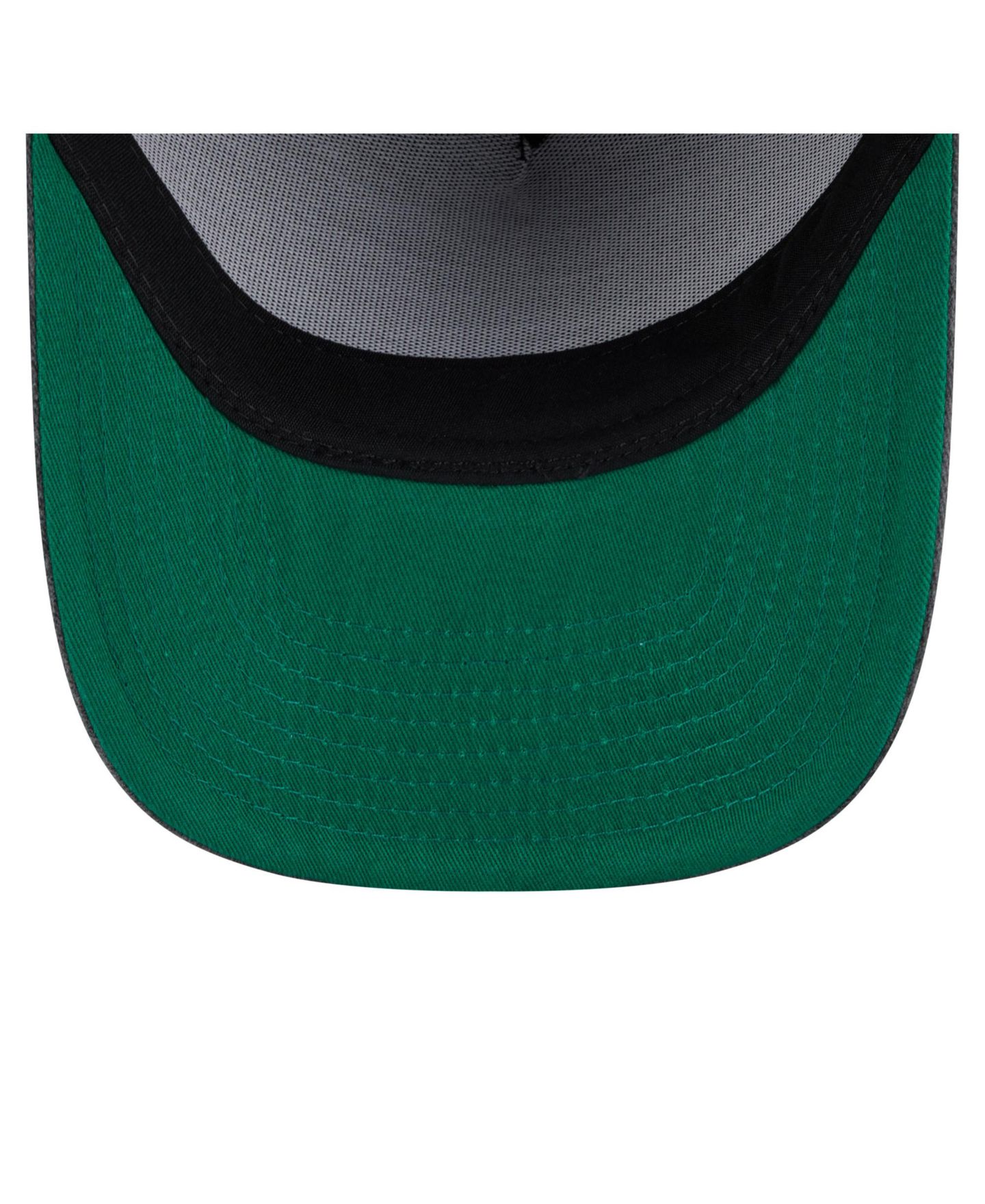 Мужская кепка New Era Charcoal Vegas Golden Knights Throwback Washed A-Frame Pre-Curved 9FIFTY Snapback Hat — фото 3