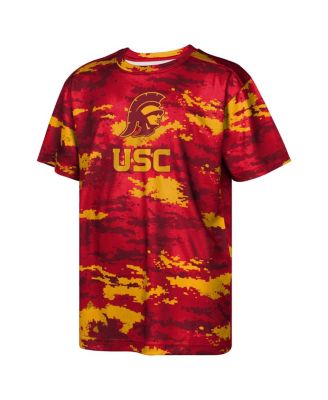 Big Boys and Girls Cardinal USC Trojans Scrimmage Sublimated T-Shirt