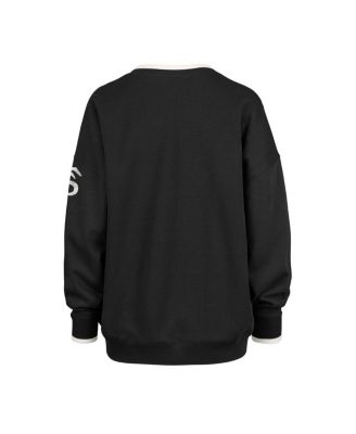 Women's Black Florida State Seminoles Clubhouse Daze Eighty V-Neck Pullover Sweatshirt