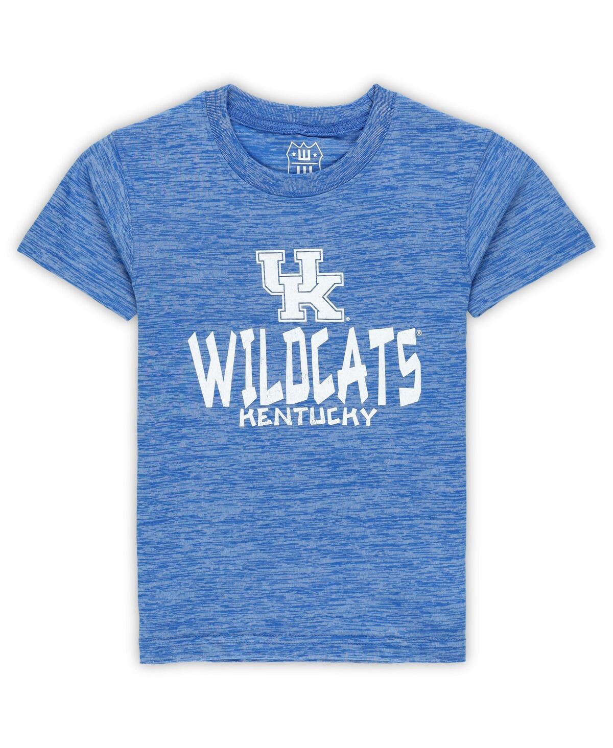 Wes & Willy 2-piece Toddler Kentucky Wildcats Cloudy Yarn T-shirt And Shorts Set In Blue