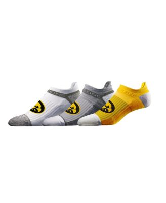 Strideline - Men's and Women's Iowa Hawkeyes Premium Low 3-Pack Ankle Socks Set