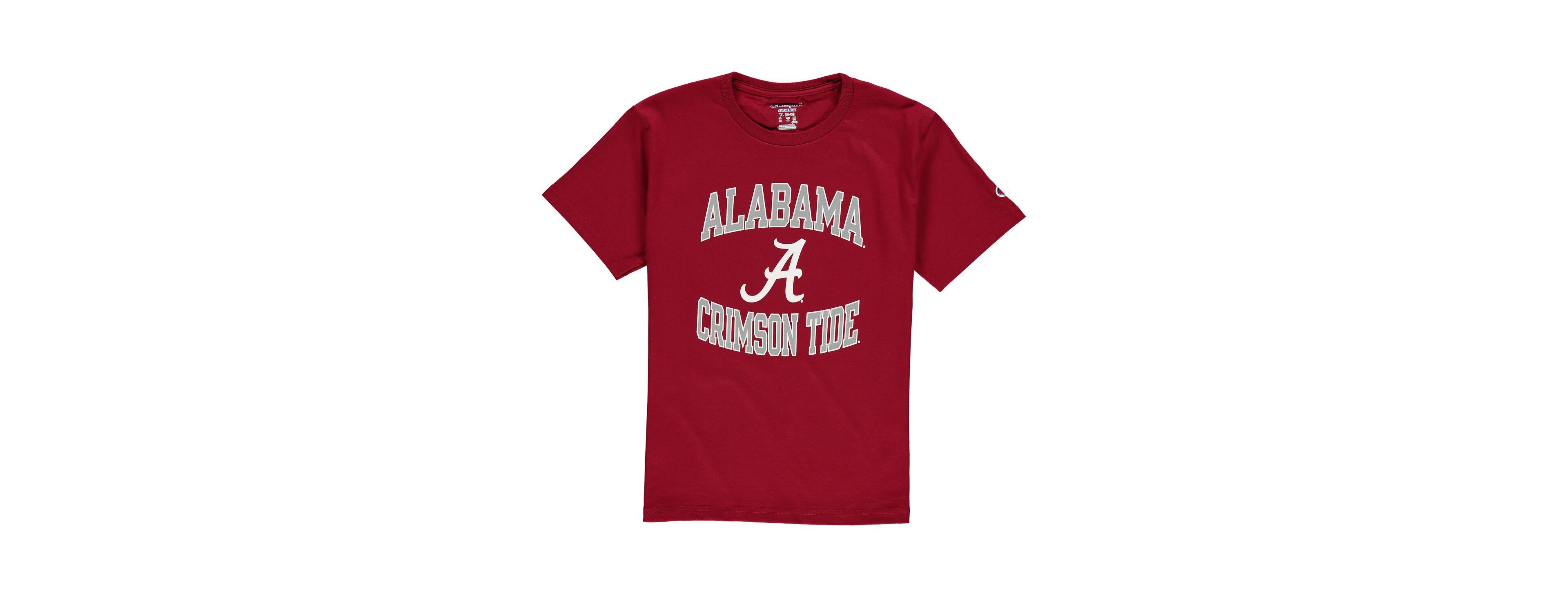 Champion Big Boys and Girls Crimson Alabama Tide Circling Team Jersey T-Shirt