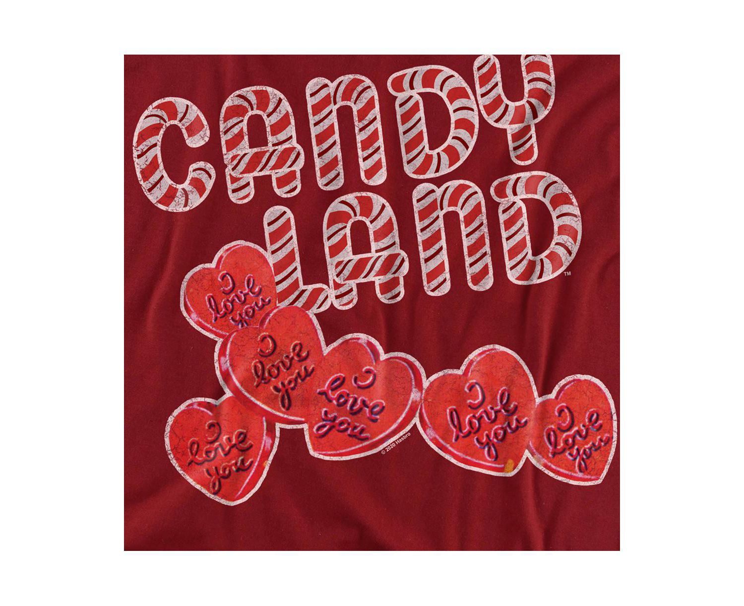 Big & Tall Candy Land Candy Hearts Say I Love You T Shirt