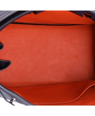 Pre-Owned HERMES Birkin 30 Handbag Verso Togo with Palladium Hardware