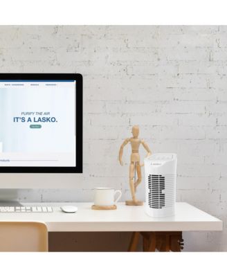 Desktop Air Purifier with 3-Stage Air Cleaning System, Portable House Fan