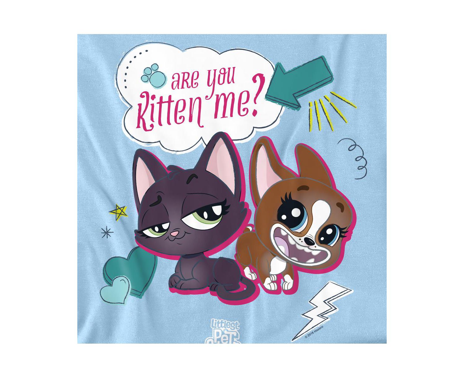 Men's Littlest Pet Shop Puppy are you Kitten Me? T Shirt