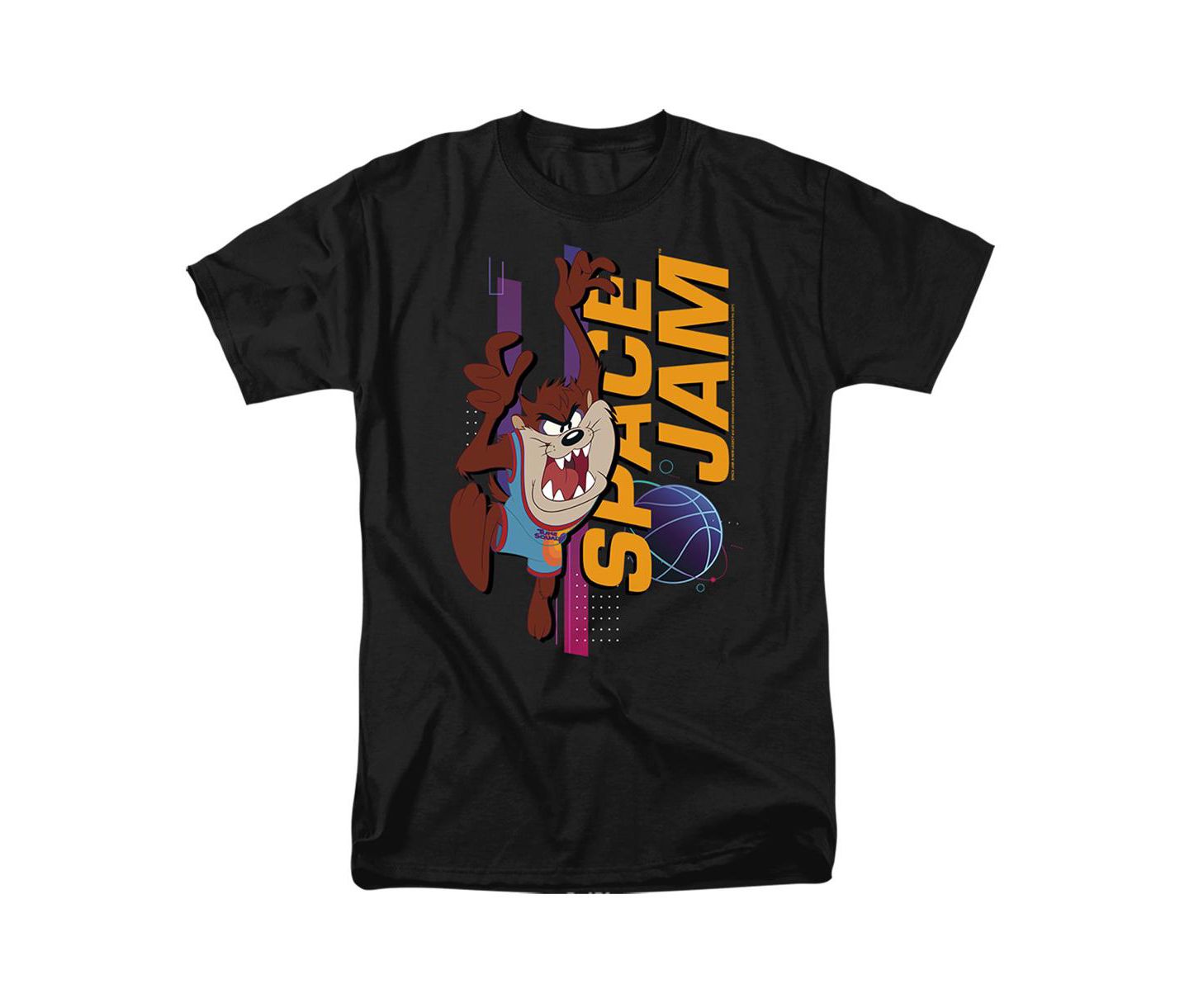 Мужская футболка Space Jam A New Legacy Taz Standing, цвет: Чёрный — фото 1
