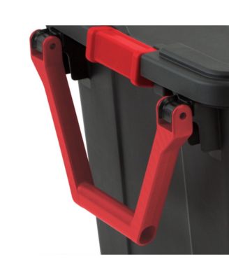 4-Pack Heavy Duty 40 Gallon Wheeled Industrial Storage Tote