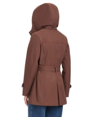 Women's Double-Breasted Belted Trench Coat