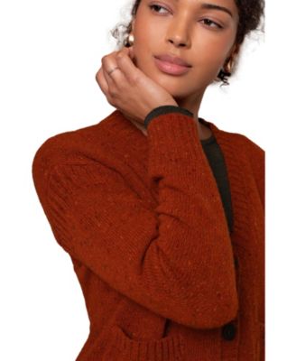 Donegal Boxy V-Neck Cardigan