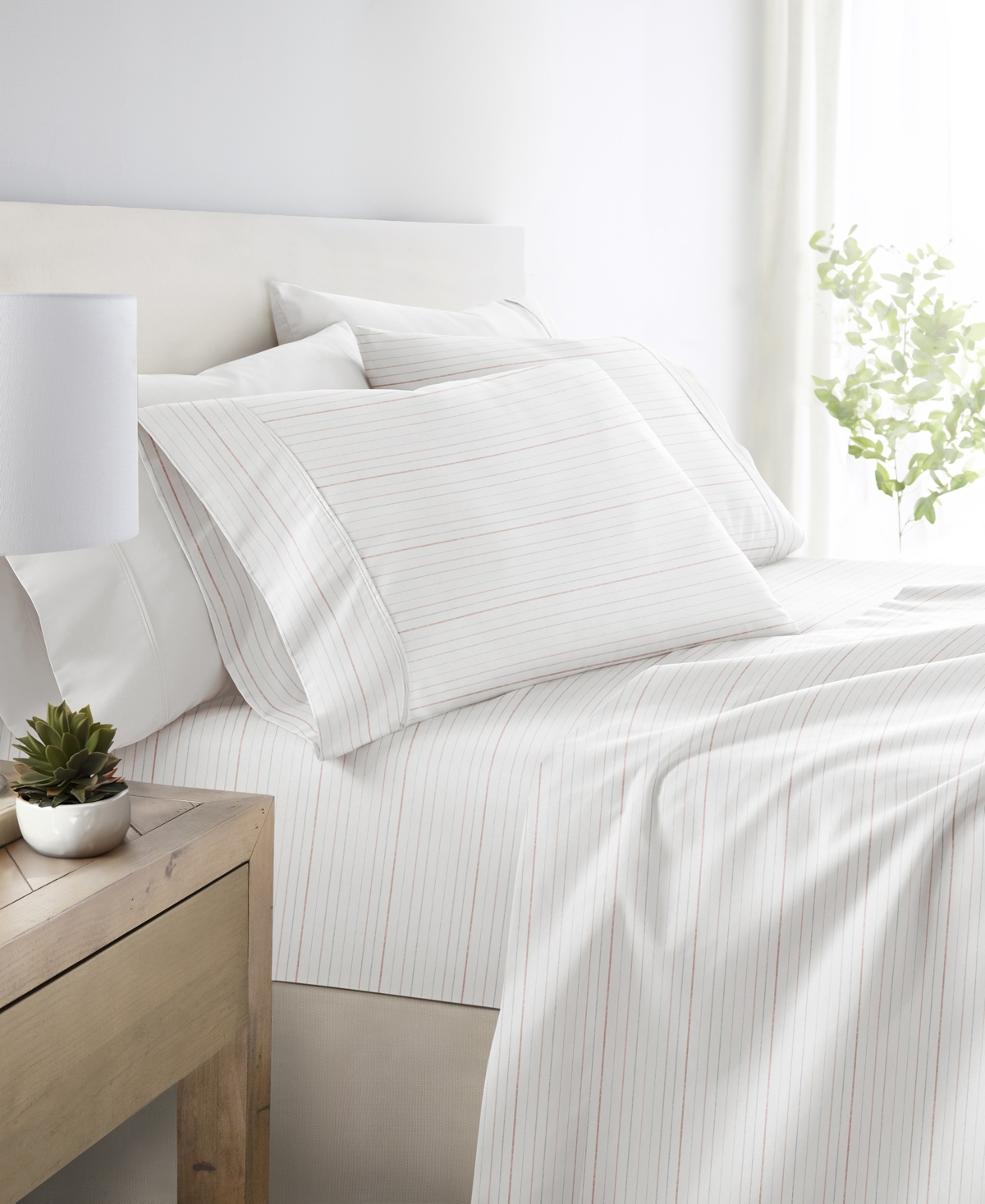 Ienjoy Home Soft Lines 4-p.c. Sheet Set, California King In Brown