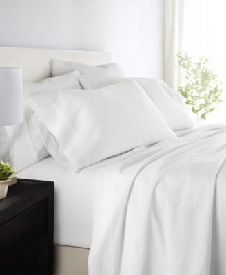 Long Staple 300-Thread Count Cotton Solid 4-Pc. Sheet Set, Split King