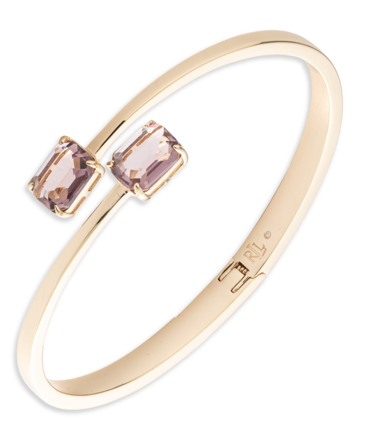 Ralph Lauren Gold-tone Bypass Cuff Bracelet In Gold