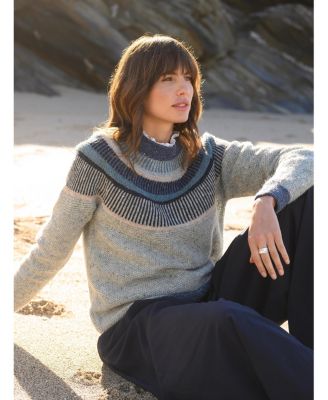 Women's Statement Donegal Crew Neck Sweater