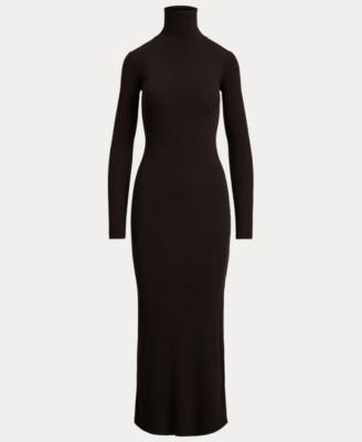 Women's Ribbed Turtleneck Dress