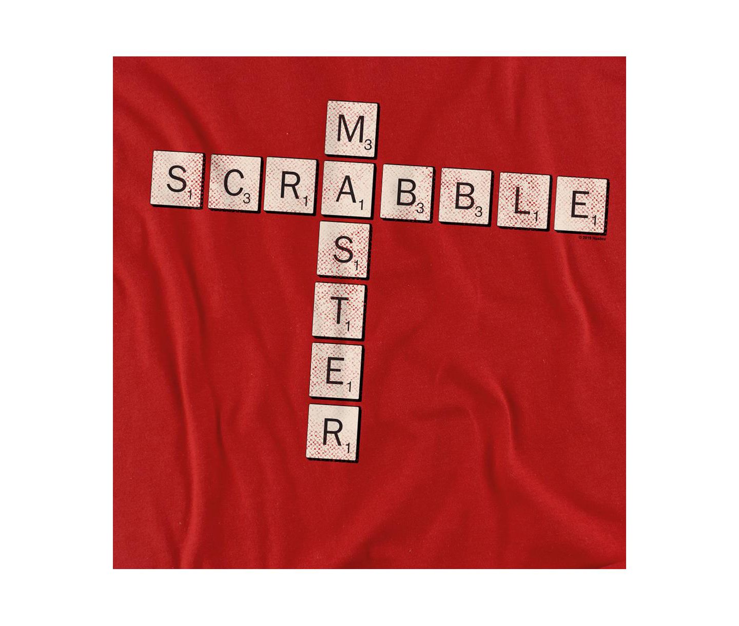 Мужская футболка Hasbro+ Scrabble Master of Scrabble, цвет: Красный — фото 2