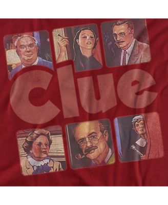 Men's Clue Characters from 1986 T Shirt