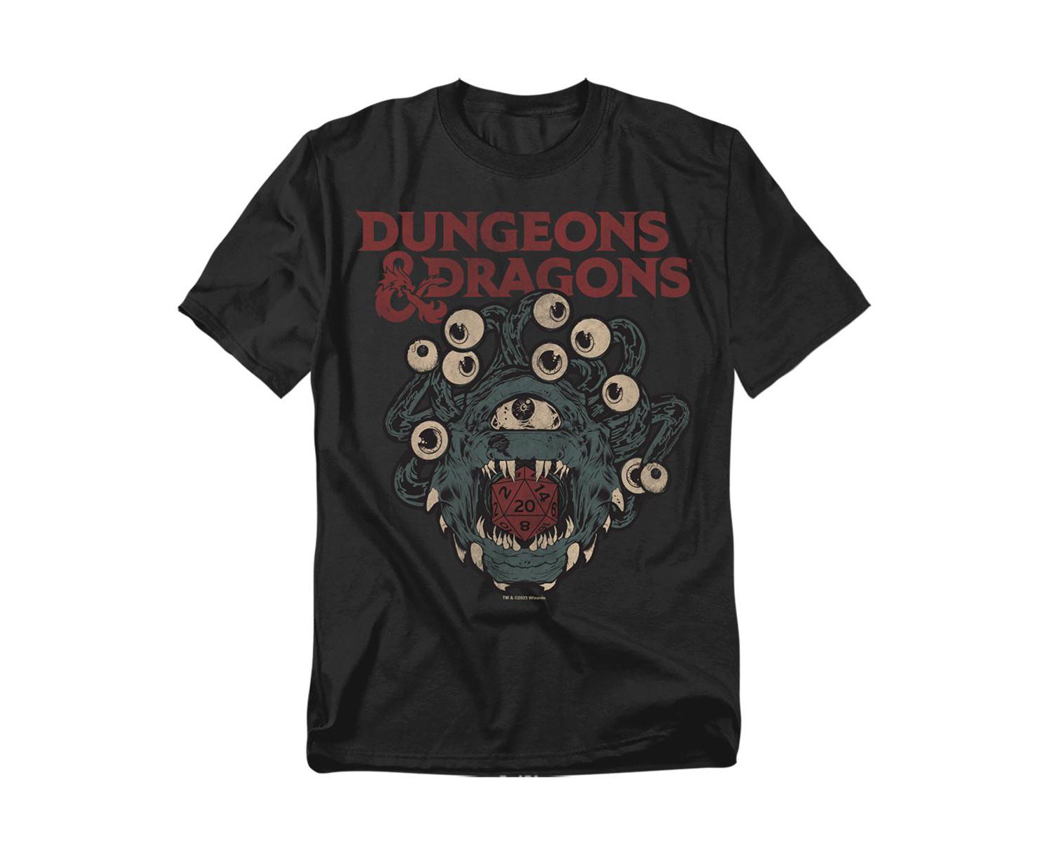 Big & Tall Dungeons and Dragons Beholder Die T Shirt