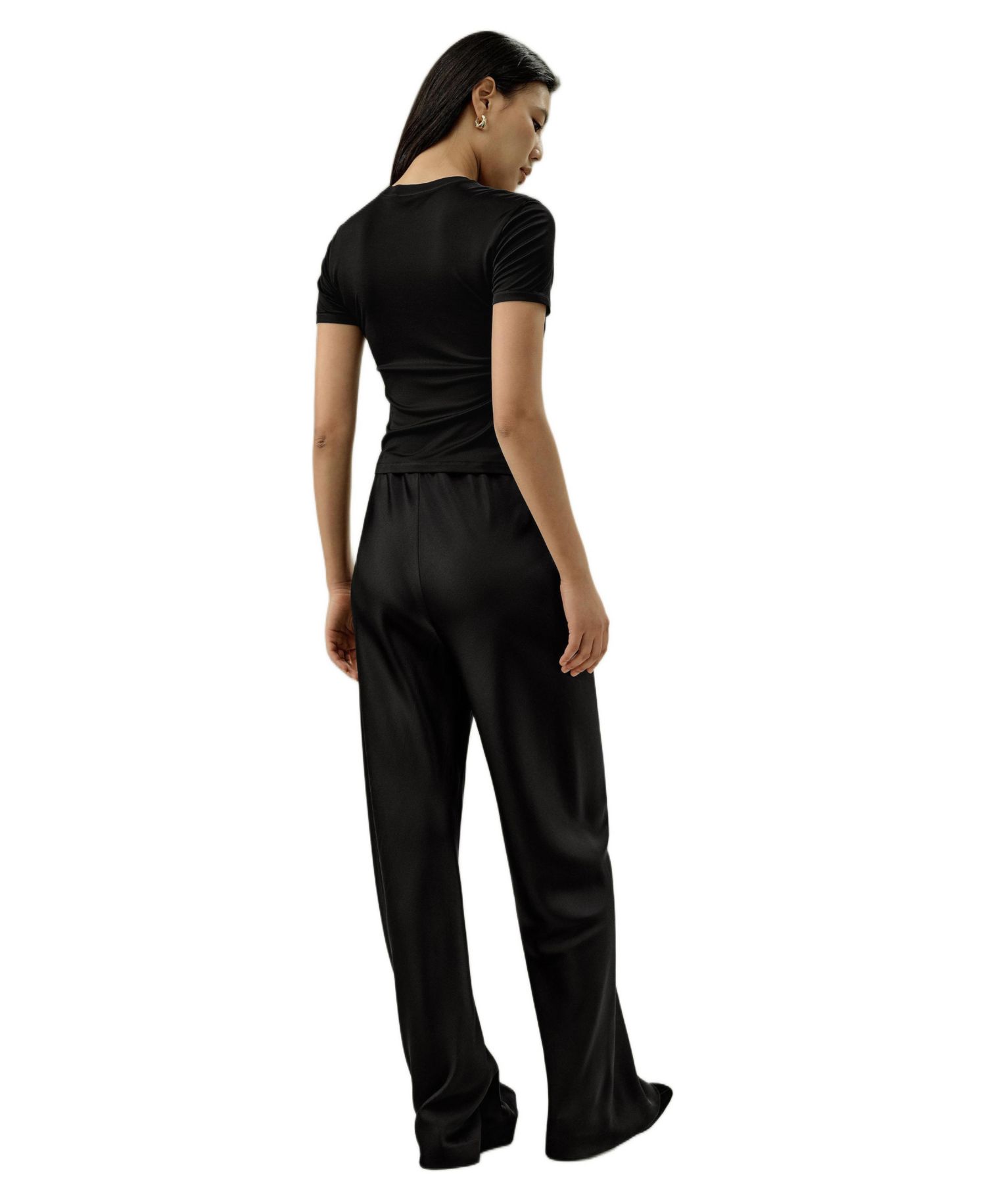 Women's Silk Jersey Slim Fitted Tee