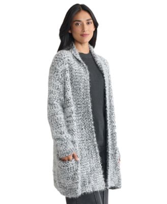 Women's Shawl Collar Open Front Sweater