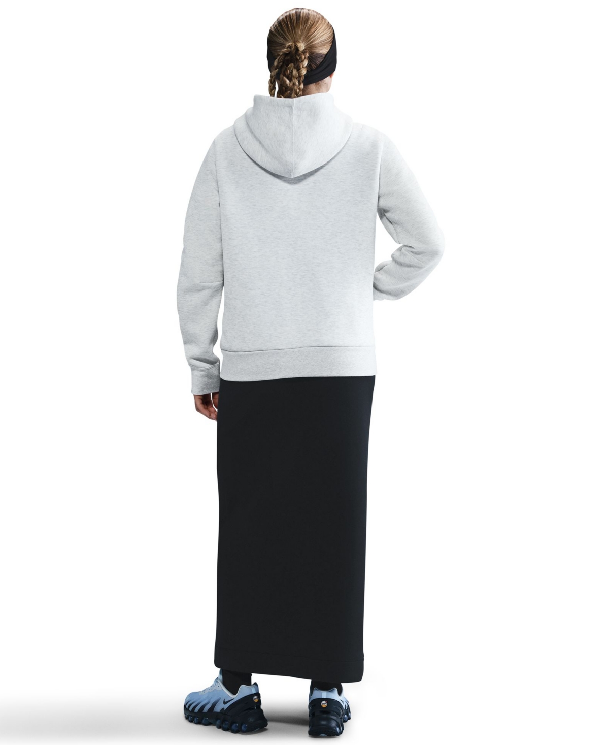Nike Sportswear Women's Tech Fleece Pullover Hoodie In Gray