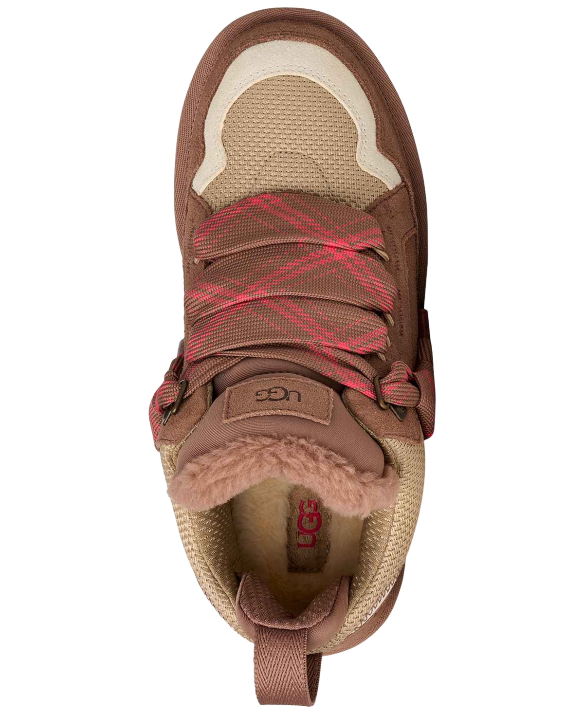 Ugg Webbing Heel Strap Logo Patch Sneakers In Brown