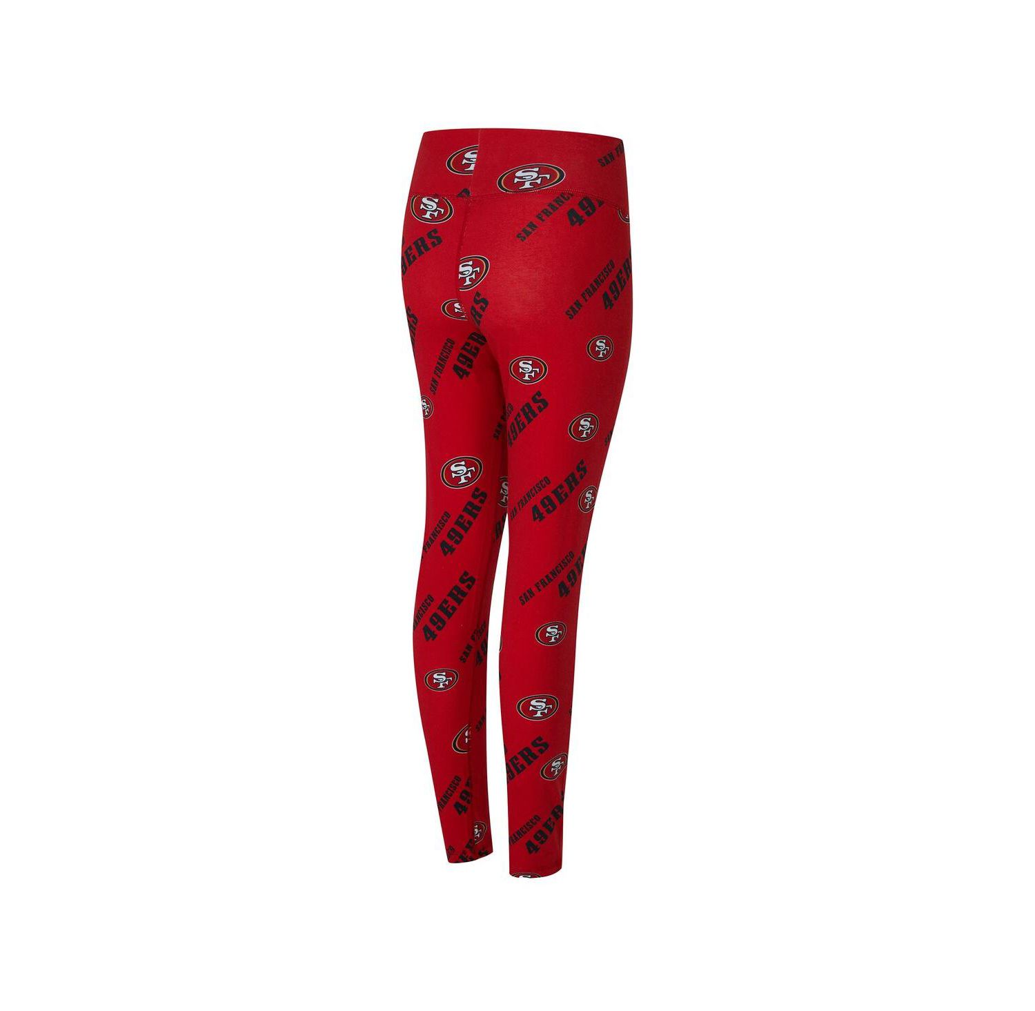Women's Scarlet San Francisco 49ers Mosaic Allover Print Leggings