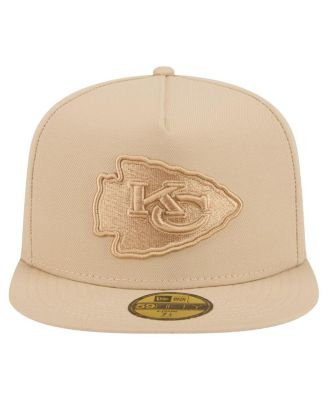 Men's Light Beige Kansas City Chiefs Color Pack A-Frame 59FIFTY Fitted Hat
