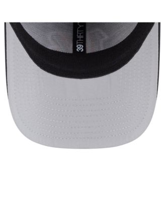 Men's Black Cincinnati Bengals Perforated 39THIRTY Flex Hat