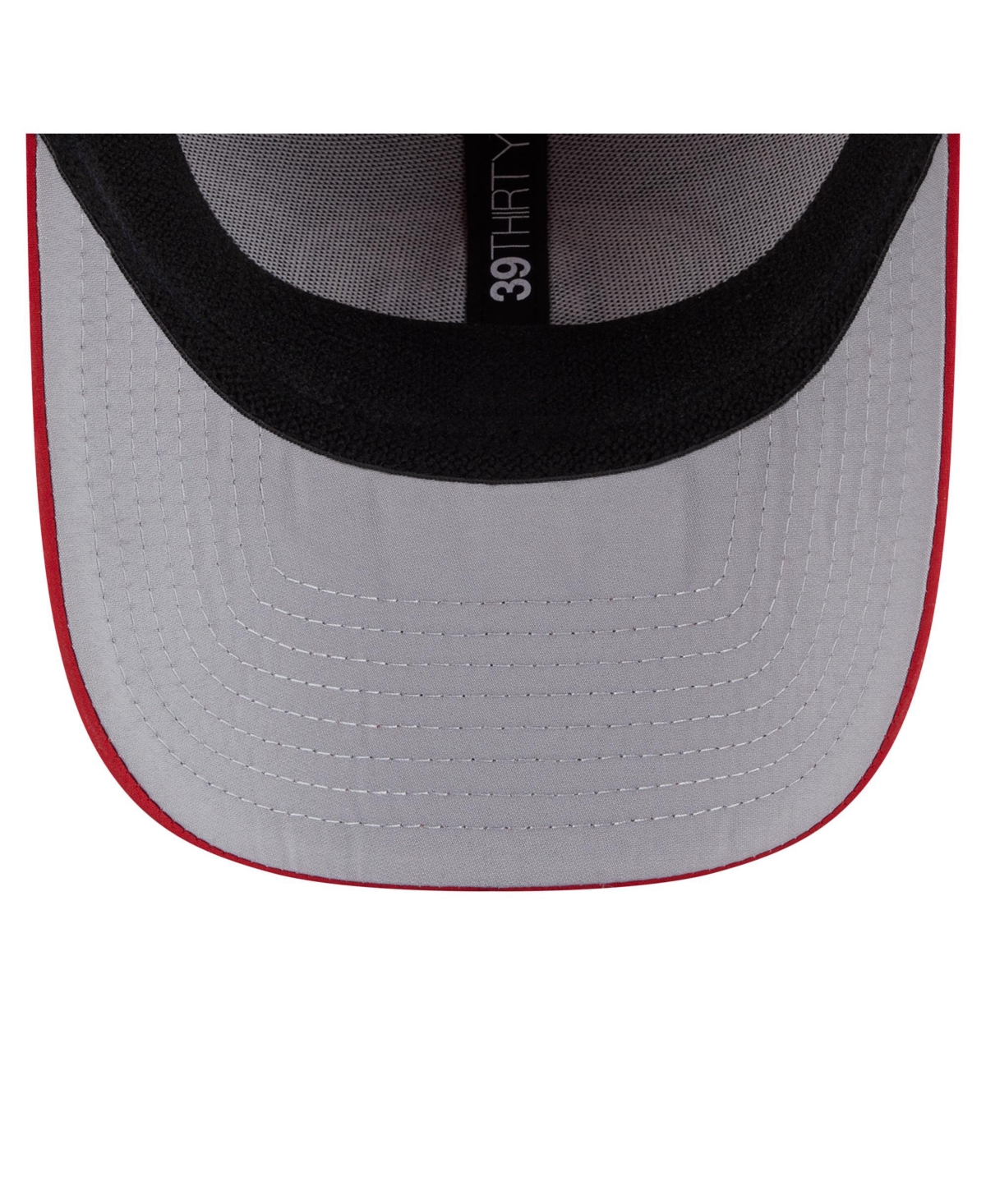 New Era Men's Scarlet San Francisco 49ers Perforated 39THIRTY Flex Hat