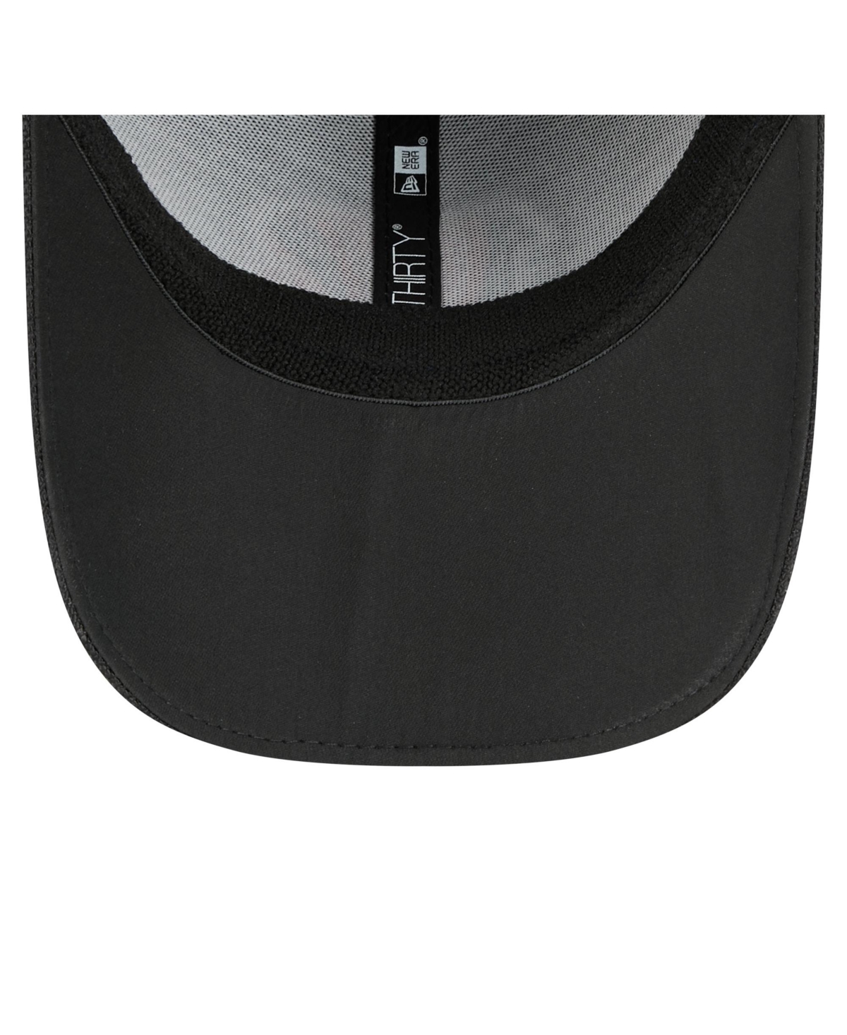 New Era Men's Black Cincinnati Bengals Visor Hit 39THIRTY Flex Hat