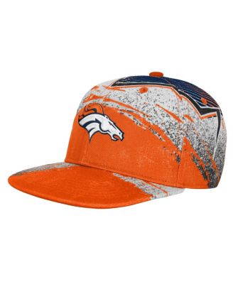 Outerstuff - Big Boys and Girls Orange Denver Broncos Make Noise Adjustable Hat