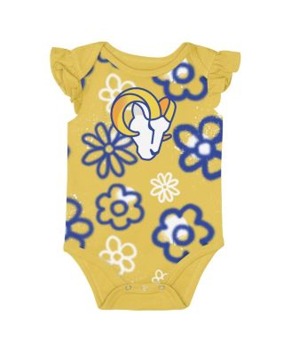 Baby Girls 2-Piece Los Angeles Rams The Sunshine Bodysuit Set