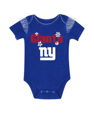 Baby Girls New York Giants My Team Rocks Bodysuit and Skirt Set