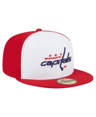 Men's White/Red Washington Capitals Repeat Two-Tone 59FIFTY Fitted Hat