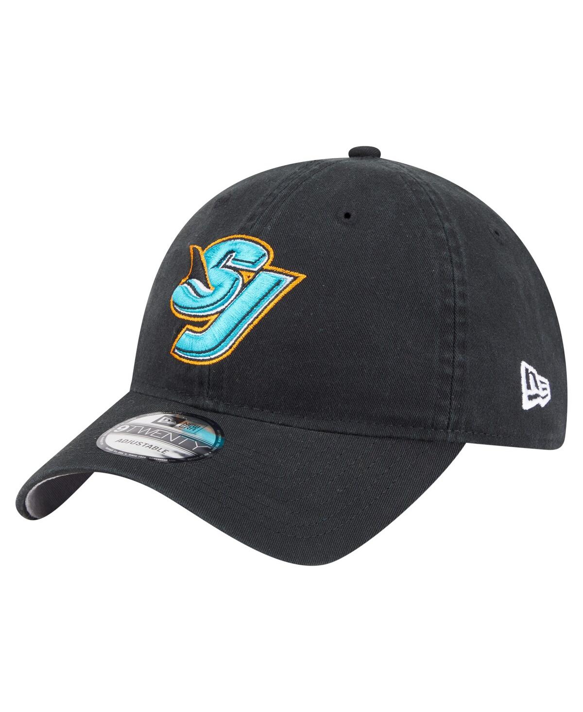 New Era Men's Black San Jose Sharks Deceptor 59fifty Fitted Hat In Black