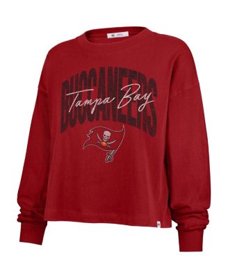 Women's Red Tampa Bay Buccaneers Muse Sydney Long Sleeve T-Shirt